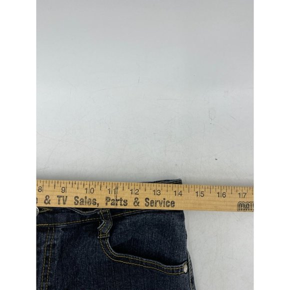 Jean Bay Women's Bootcut Denim Jeans Mid Rise Medium Wash Embroidered Size 6P - Picture 9 of 12